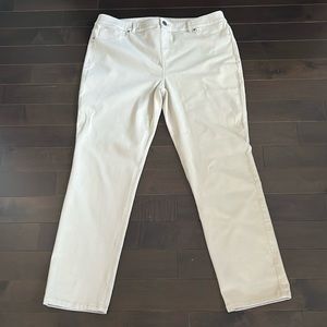 NWT Chicos Platinum tan pants Chicos size 3/US 16
